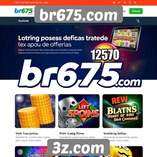 Estratégias de marketing do site de jogos br675.com